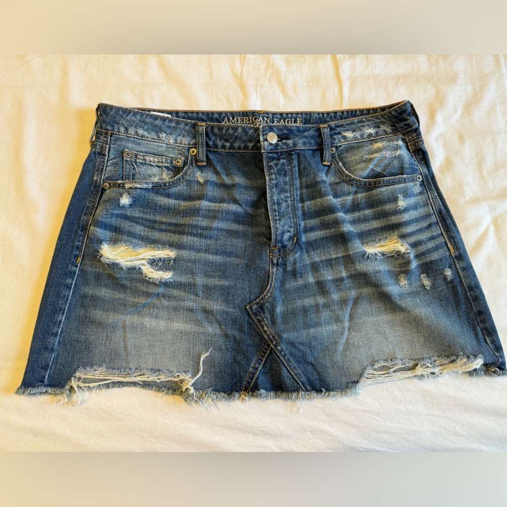 American Eagle Denim Mini Skirt
